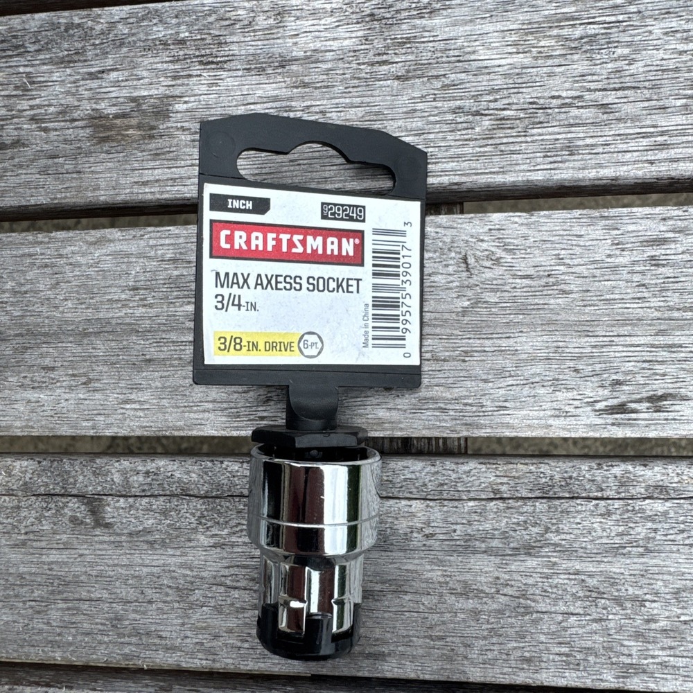 Craftsman Max Axess 3/4" Socket 3/8" Drive Pass Thru Through 29249